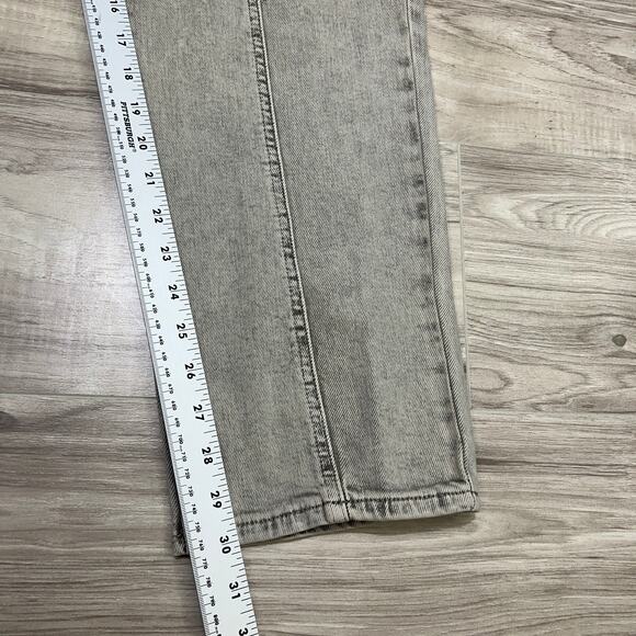 a.n.a High Rise Slim Straight Leg Fitted hip & Thigh Olive Taupe Jeans Size 18 - Picture 5 of 11